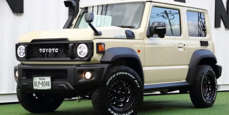 Новий тюнінг Suzuki Jimny, автомобіль набув вигляду Toyota Land Cruiser 70